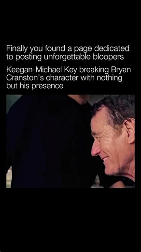 @unforgettablebloopers on Instagram: "While filming "Why Him", Bryan Cranston struggled to stay in character the moment Keegan-Michael Key stepped into the scene. Key’s exaggerated intensity and perfectly timed expressions instantly shifted the tone, and Cranston could barely hold a straight face before the dialogue even began. The scene relies heavily on Key’s ability to dominate a room with pure comedic energy, and Cranston’s visible effort not to break only makes it funnier. Fans still revisi