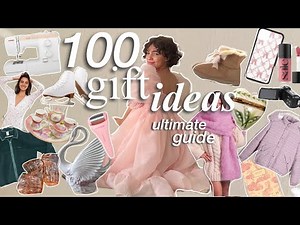100 GIFT IDEAS (that are actually cool) the ULTIMATE holiday gift guide & wishlist🎀