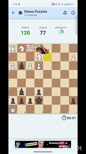chess puzzle solve ll puzzle solve in chess game #short#chess