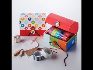 Canvas Project : Decorative Tape Storage Box
