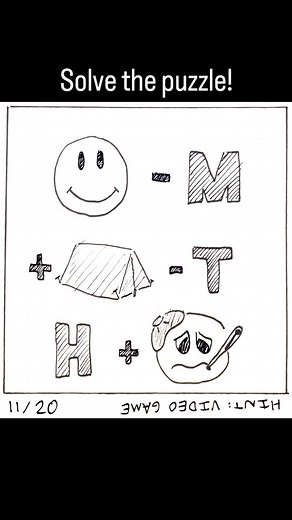 Decipher the pictures to reveal the phrase! The answer pertains to something from the 1990s! Answer below. 11/20/2025 _ _ Answer: "Silent Hill" "Silent Hill" is a horror video game series. The first game was released in 1999. _ _ #puzzle #picturepuzzle #rebus #1990s #90s #silenthill #pyramidhead | B Side Puzzles