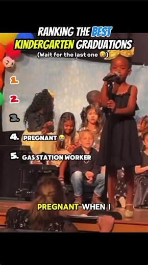 Ranking the best kindergarten graduations 😭🤣