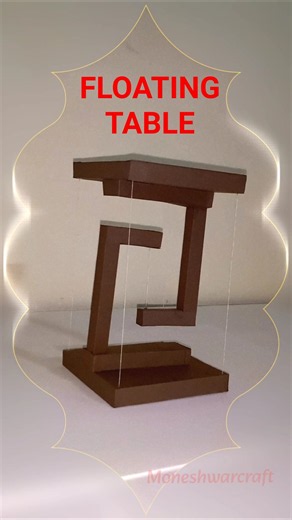 How To Make Floating Table | Anti Gravity Structure #tensearity #bestofwestlife #craft #art