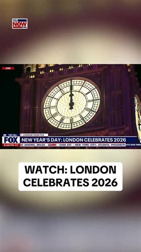 New Year’s Eve countdown fireworks over the River Thames in London. | LiveNOW from FOX