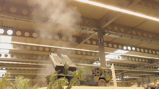 RC Model 6x6 Truck with Rocket Launcher - Fire Rockets!