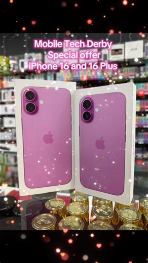 🔥 Special Offer at Mobile Tech Derby! 🔥 Get the brand new iPhone 16 and iPhone 16 Plus (128GB) – factory sealed and ready to go. Grab these latest models at a very good and unbeatable price for a limited time. Don’t miss this amazing deal! 📍 Mobile Tech Derby 📞 Contact: 07880000177 Message or call now to secure yours today!#MobileTechDerby #fyp #SpecialOffer #derbyshire #derby