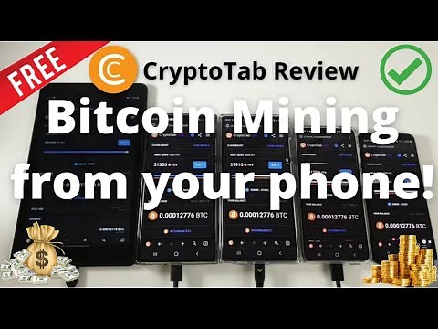 CryptoTab Browser Mining Review - Mine Bitcoin from your Phone or PC! | Free mining sites