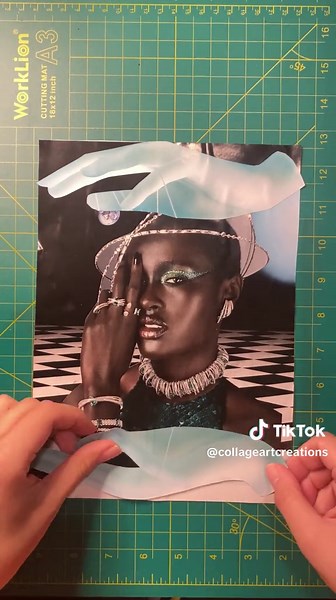 Love the futuristic vibe to this piece #mixedmediaart #analogcollage #scrapbooking #collaging #artcollage #collageart #collageartwork #artjournal #collageartist