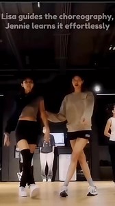 LISA teaching Jennie the choreo | Lisanations
