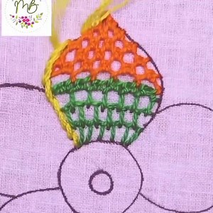 Bordado para flores en punto de ojal | Manos Bordando