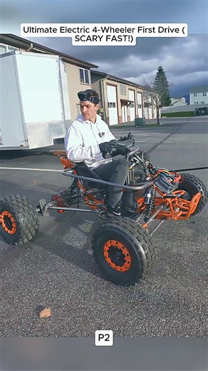 Ultimate Electric 4-Wheeler First Drive (SCARY FAST!) #ElectricATV #FourWheeler #EVLife #OffRoad #FastRide