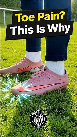 Toe Pain? This Is Why. #bootclinicfc #soccer #footballboots #soccercleats