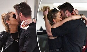 Sarah Harding and Chad Johnson pack on PDA amid split rumours