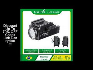 Trustfire GM23 Tactical Led Flashlight 800LM USB Rechargeable Quick Release Lights for GL & 20mm Pic