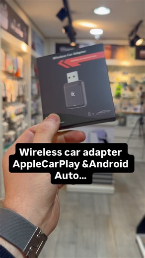 SANA PHONE on Instagram‎: "Wireless car adapter AppleCarPlay &Android Auto… لو عربيتك مش تدعم wireless وتستخدم caPlay من خلال الكابل دلوقتي الحل بقى بسيط ممكن من خلال USB تعمله wireless بدون كابل وتحافظ على نسبة البطارية 😁... متاح بجميع الفروع : 📌١١١ شارع النزهة جانب ميدان تريومف مصر الجديدة.. 📌٦٢ شارع عثمان بن عفان جانب ميدان سفير مصر الجديدة للتواصل : 01115395666 /01152614750"‎
