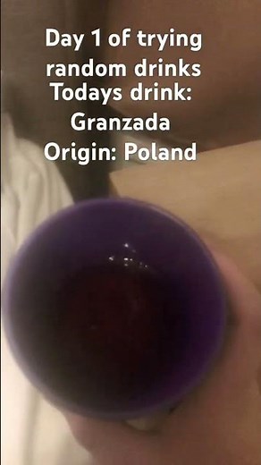 Day 1 of trying random drinks