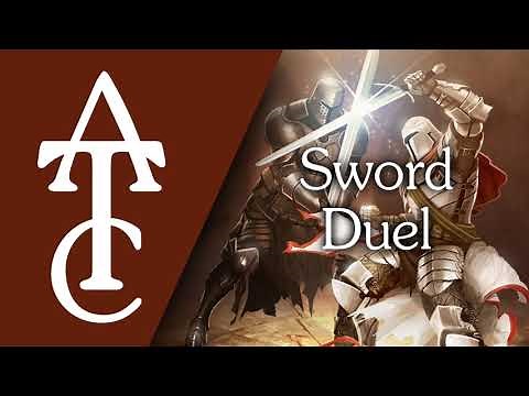 RPG | D&D Ambience - Sword Duel (swords clashing, footsteps, heavy breathing)