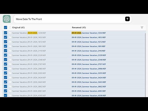 How I Use AI To Rename Multiple Files At Once