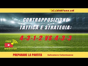 CONTRRAPPOSIZIONE TATTICA E STRATEGIA: 4-3-1-2 VS 4-3-3