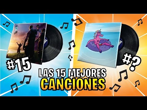 las 15 MEJORES CANCIONES de FORTNITE
