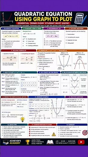 QUADRATIC EQUATIONS USING GRAPHS 📈 | How to Plot, Find Points & Solve | WAEC, NECO & JAMB