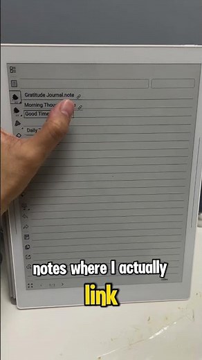 Too many notebooks ? Create an index note in Supernote for quick access