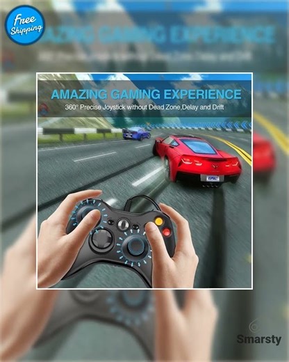 Wired USB Game Controller For Xbox 360 PC With Precision