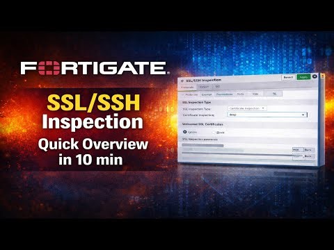 20- FortiGate SSL/SSH Inspection (NSE4) - Full Explanation