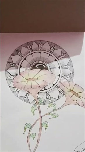 flower art for ball pen 🖊️🖊️