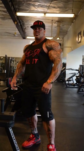 Leaving the gym on that night when the workout just HITS! #RichPiana #5PercentNutrition #Motivation