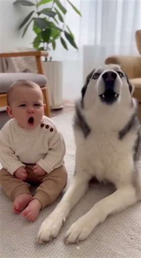 Angry Cute AWOO vs ABU 😡🐶👶#SerifTitle#ClassicSerif#ElegantSerif#TimelessSerif#CleanSerif