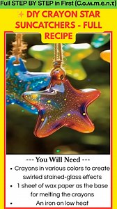 5.1K views · 18 reactions | Make Your Own Crayon Star Suncatchers at...