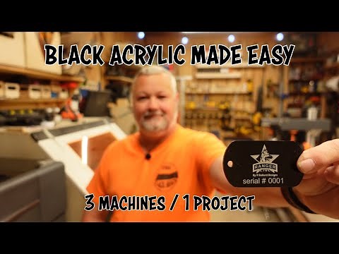 Black acrylic made easy