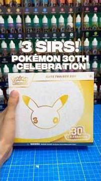 3 SIRs in 18 Packs!! Pokémon 30th Celebration Opening