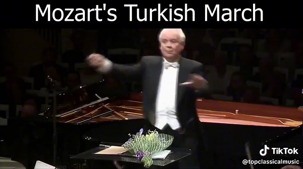 Funny Conductor Leading Mozart's Turkish March