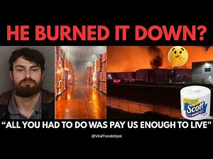 Man Allegedly Burns $500 Million Toilet Paper Warehouse… and Records It!