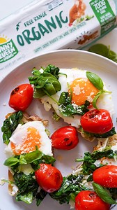 1.4K views · 13 reactions | It’s Organic Month! And to celebrate we’re sharing some of our favourite organic egg recipes using our Sunny Queen organic eggs and seasonal produce! Our eggs come from hens that get to explore a pasture free from chemical fertilisers, pesticides, and herbicides and which are certified by the ACO. Try these delicious pesto eggs made by @Hungrybeargrazing #makeverydaysunny #Organic #CertifiedOrganic #FreeRange #ACO #HappyHens | Sunny The Egg | Facebook