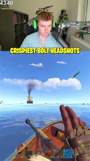 Crispiest Bolt Headshots 😳 #oilrats #rust #shorts
