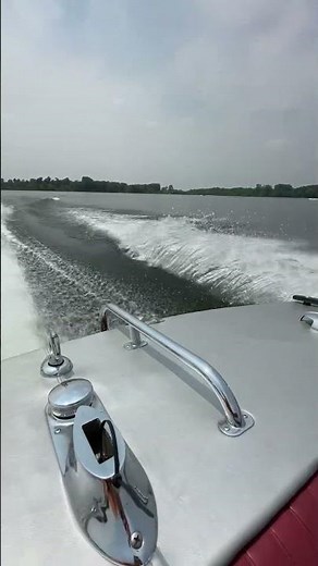 1966 Century Coronado with a Chrysler Marine 413 Big Block cruising on the water!