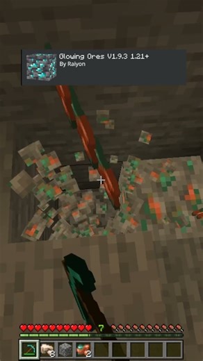 cool Add-ons for Minecraft bedrock/PE part.30 | glowing ores #minecraft #addon #shorts #fyp