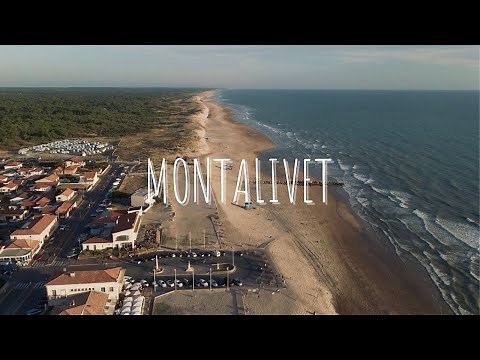 Côte atlantique, Montalivet, 4K...