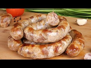The secret to a juicy sausage! The simplest recipe for homemade sausage.