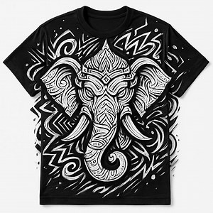 Streetwear snake graphic t-shirt