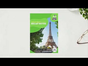 🇫🇷 French for Beginners – Recap Notes for Course 1 | Essential Phrases, Grammar & Pronunciation