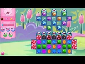 Candy Crush Saga LEVEL 168 NO BOOSTERS (selective redesign) 28 MOVES
