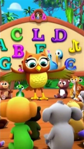 ABC Song with Animals 🐘🐱 | Fun Learning for Kids #shorts