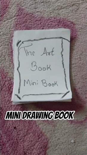 How to make DIY mini drawing book easily with halp of any book#drawing #viralvideo #artandcraft#art