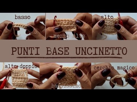 Punti base dell'uncinetto Tutorial 