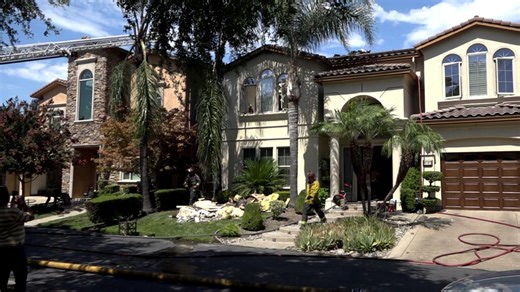 Two homes damaged in Stockton fire