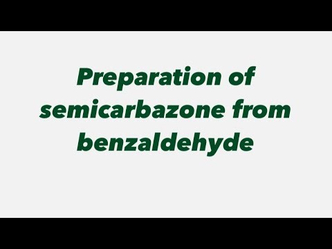 Preparation of semicarbazone from benzaldehyde